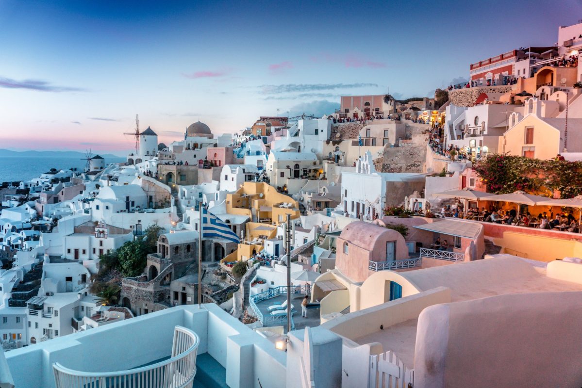 Oia in Santorini