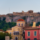 View of the Acropolis from Monastiraki Square