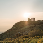 Sounio during sunset