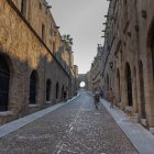 Medieval streets in Rhodes