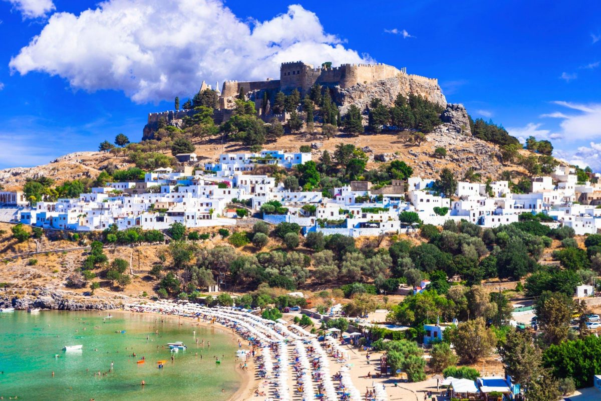 Panoramic view of Rhodes